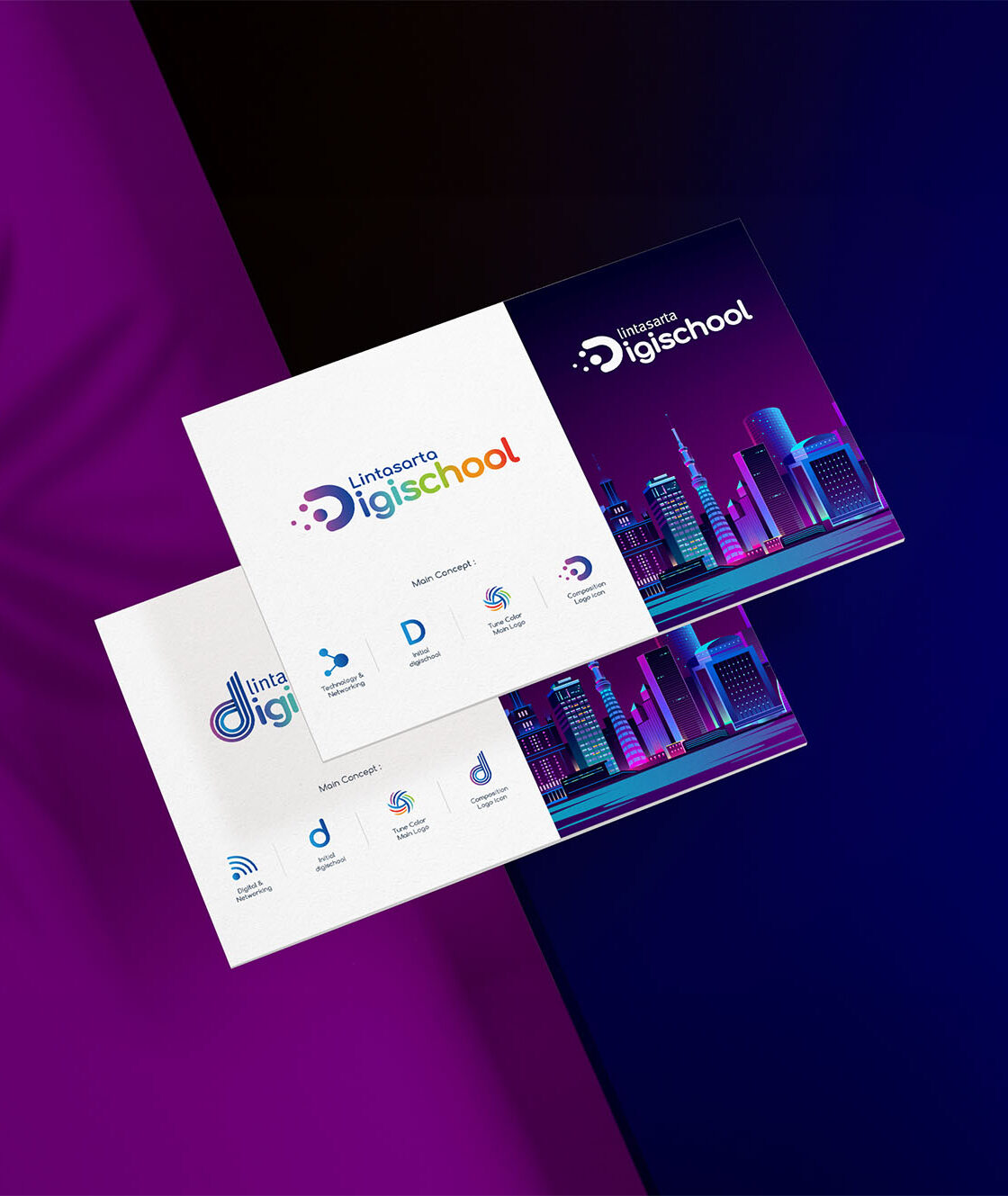 Logo & concept Lintasarta Digischool